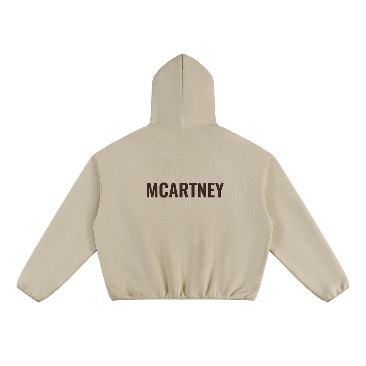 Unisex Boxy Piping Fleece Hoodie