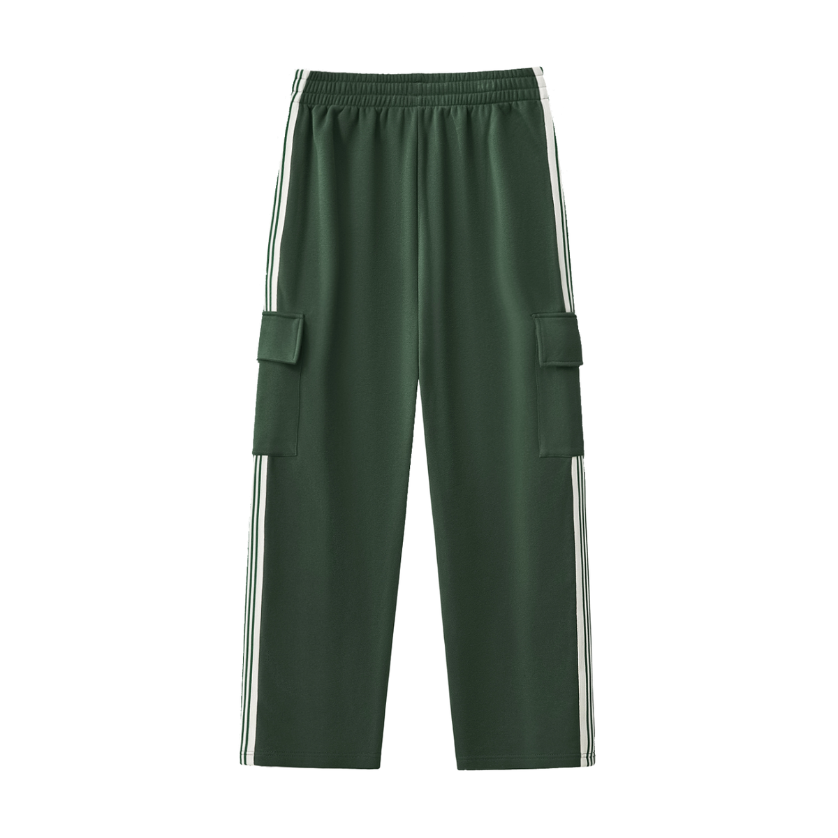 Side Stripe Straight-Leg Pants