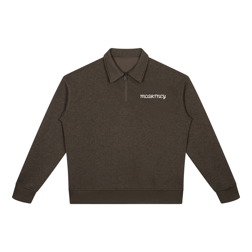 Unisex Boxy Quarter-Zip Sweatshirt