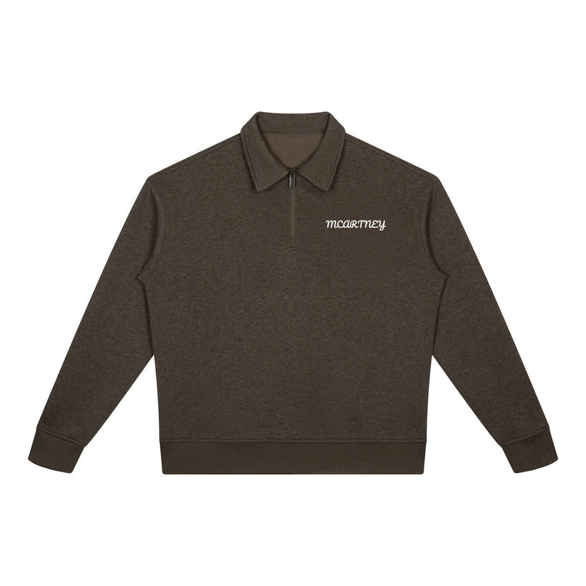 Unisex Boxy Quarter-Zip Sweatshirt