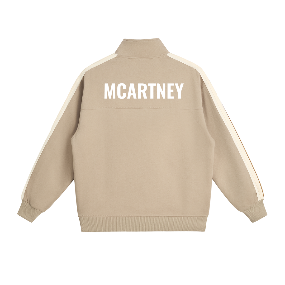 Contrast Side-Stripe Stand Collar  Jacket