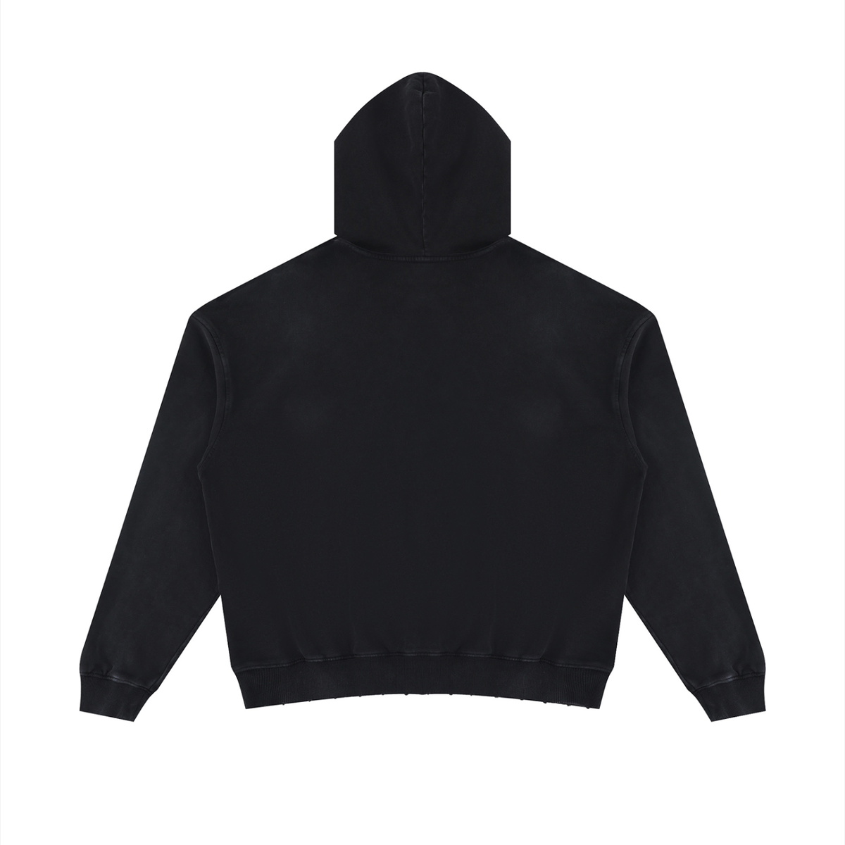 Unisex Mineral Wash Distressed Hoodie