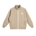 Contrast Side-Stripe Stand Collar  Jacket