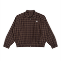 Unisex Plaid Full-Zip Track Jacket