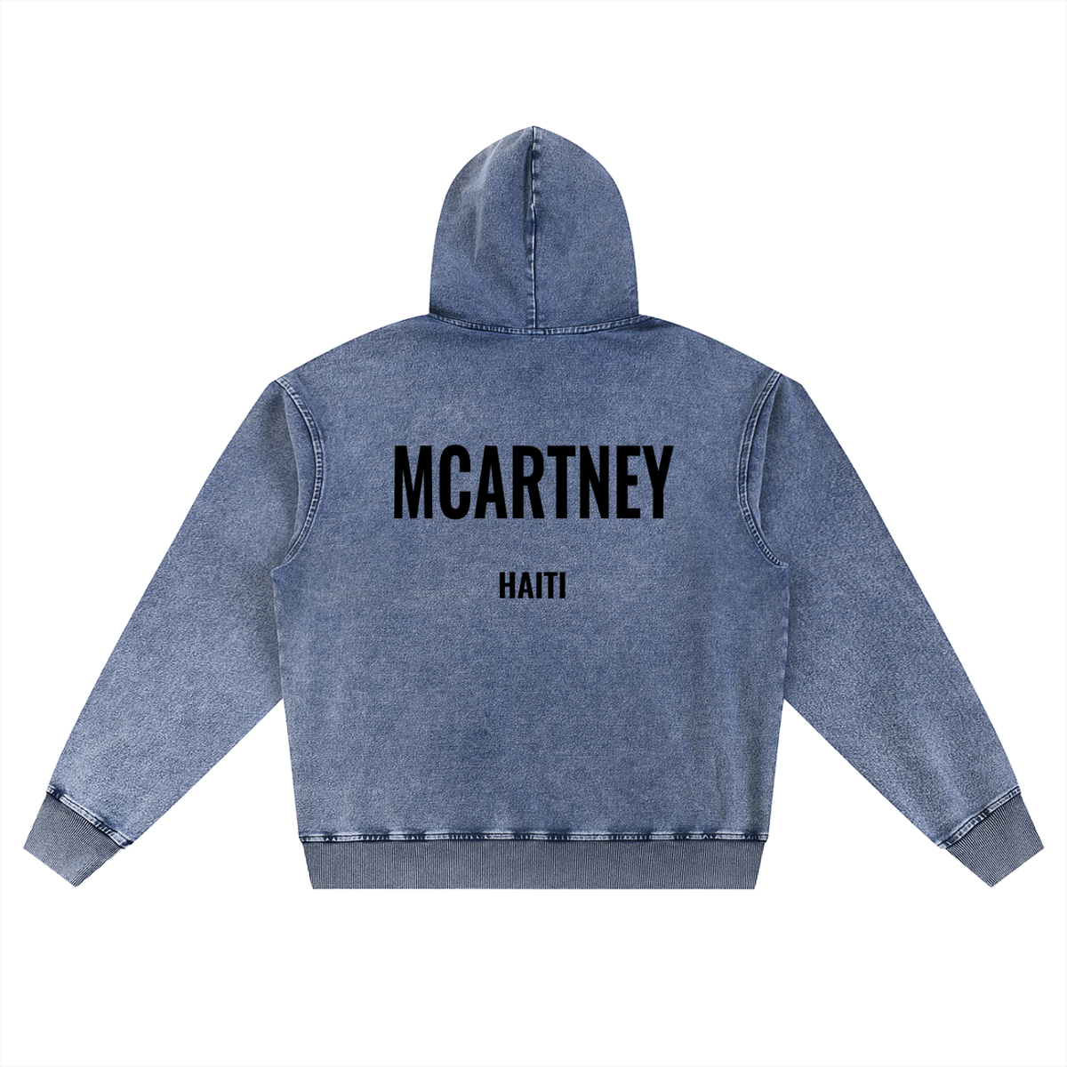 Snow Wash Oversized Hoodie