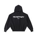 Frayed Enzyme Washed Fleece Hoodie