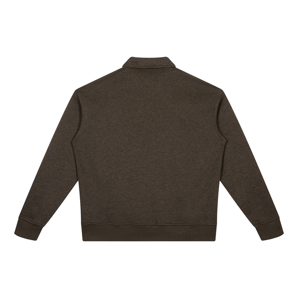 Unisex Boxy Quarter-Zip Sweatshirt