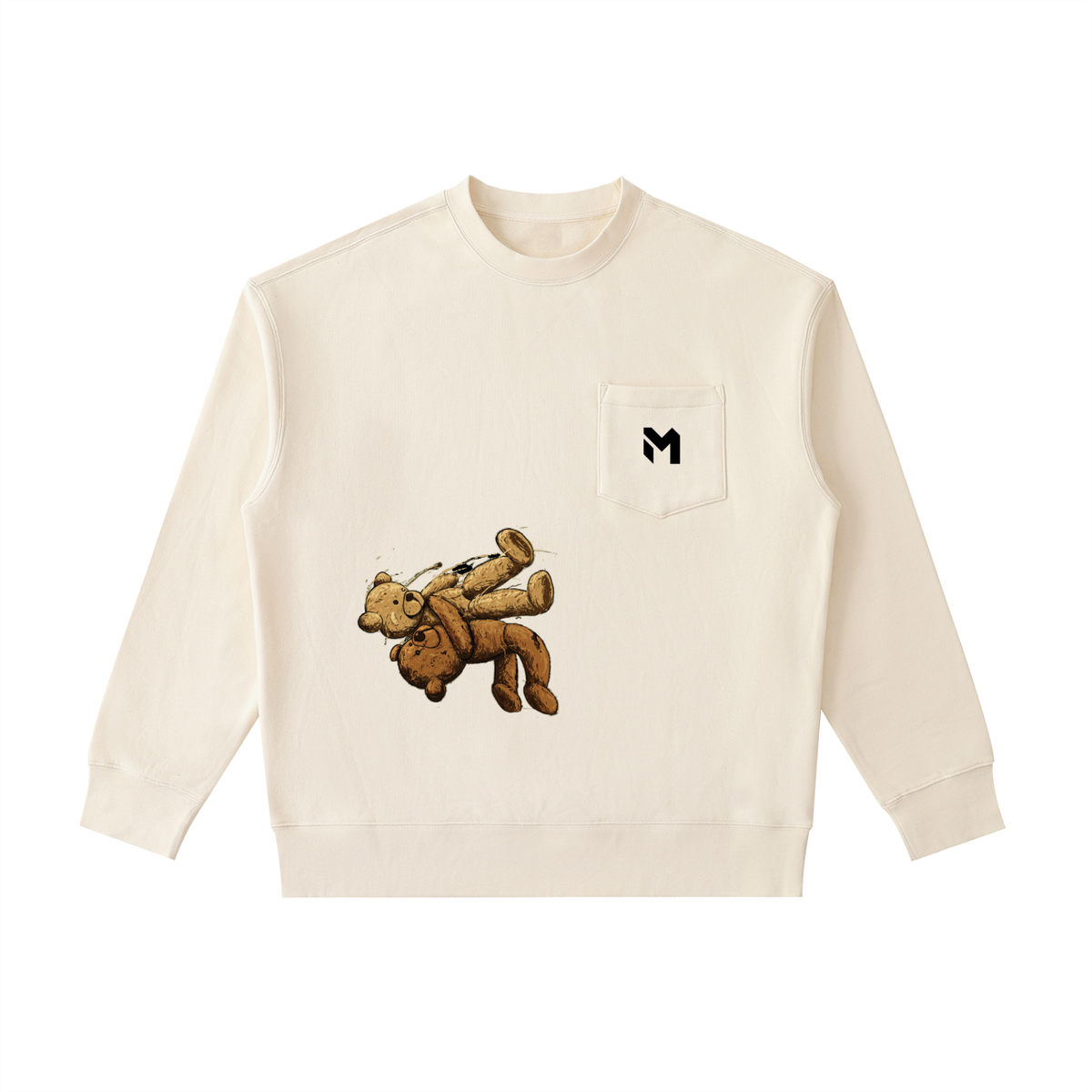 Heavyweight Patch Pocket Crewneck Sweatshirt